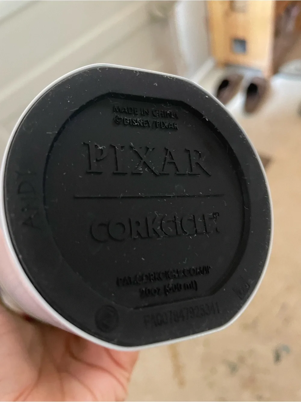 Corkcicle Pixar Branded Stainless Steel Bottle - Black Lid